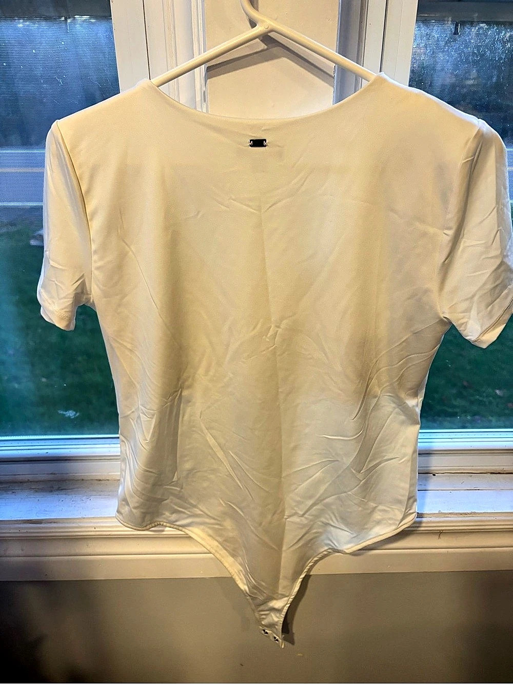 Mexx Short Sleeve Bodysuit in Cream Size XS - Picture 2 of 3